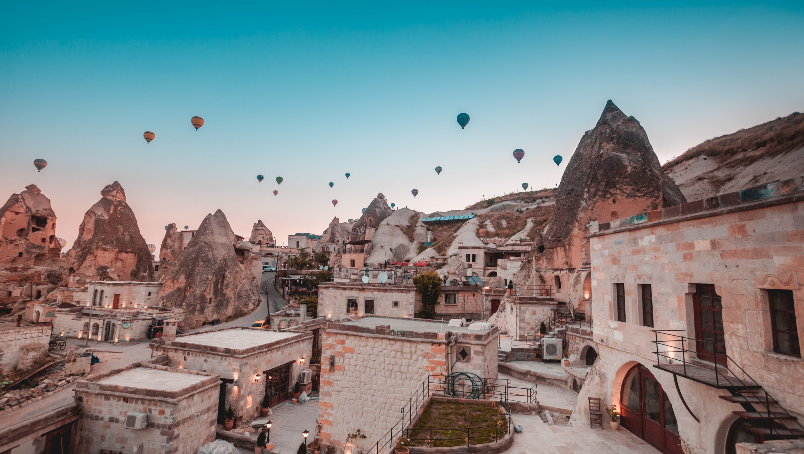 Cappadocia valley at sunrise